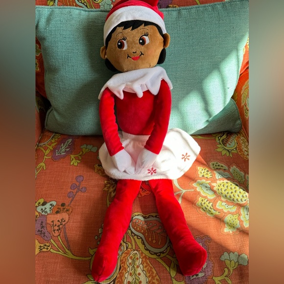 Large Elf on the Shelf Girl Plush Doll - Picture 2 of 4
